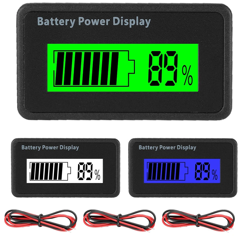 GY-6H Battery Capacity Tester Battery Charge Indicator 12-48V Battery Capacity Indicator Tester Voltmeter Battery Tester