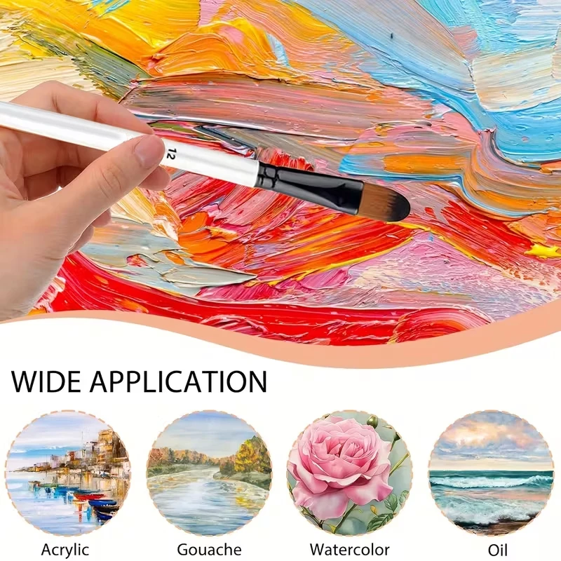 مجموعة فرش متعددة الوظائف مكونة من 33/41 قطعة، بما في ذلك فرش دائرية وزاوية ومسطحة على شكل مروحة - مناسبة للمبتدئين