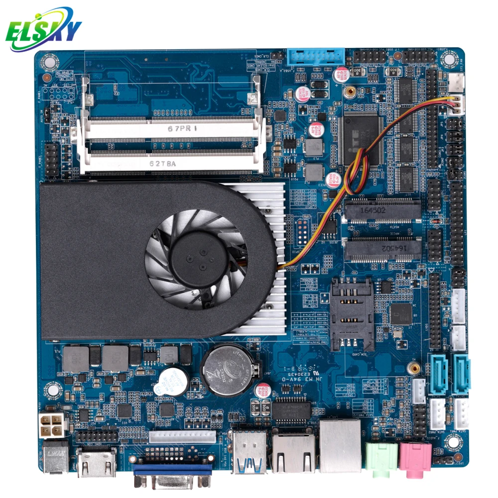 Factory Cheap  B450 I3 Firewall Motherboard 4G 3G 2.4GHz 5GHz WIFI Bluetooth4.2 RS485 DVI LVDS Motherboard Cpu Mini Pc Board view 4