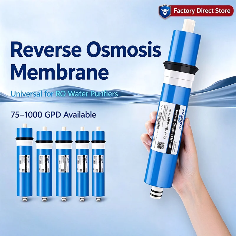 75GPD Home Kitchen Reverse Osmosis RO Membrane Replacement Water System Filter Purifier Water Drinking Treatment