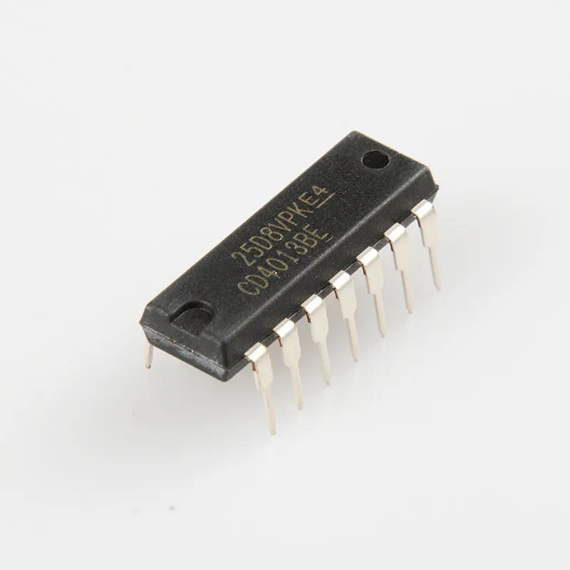 10pcs CD4013BE DIP-14 Dual D-Type Flip-Flop CMOS Logic IC Edge Triggered Latch Chip One-Stop BOM Service