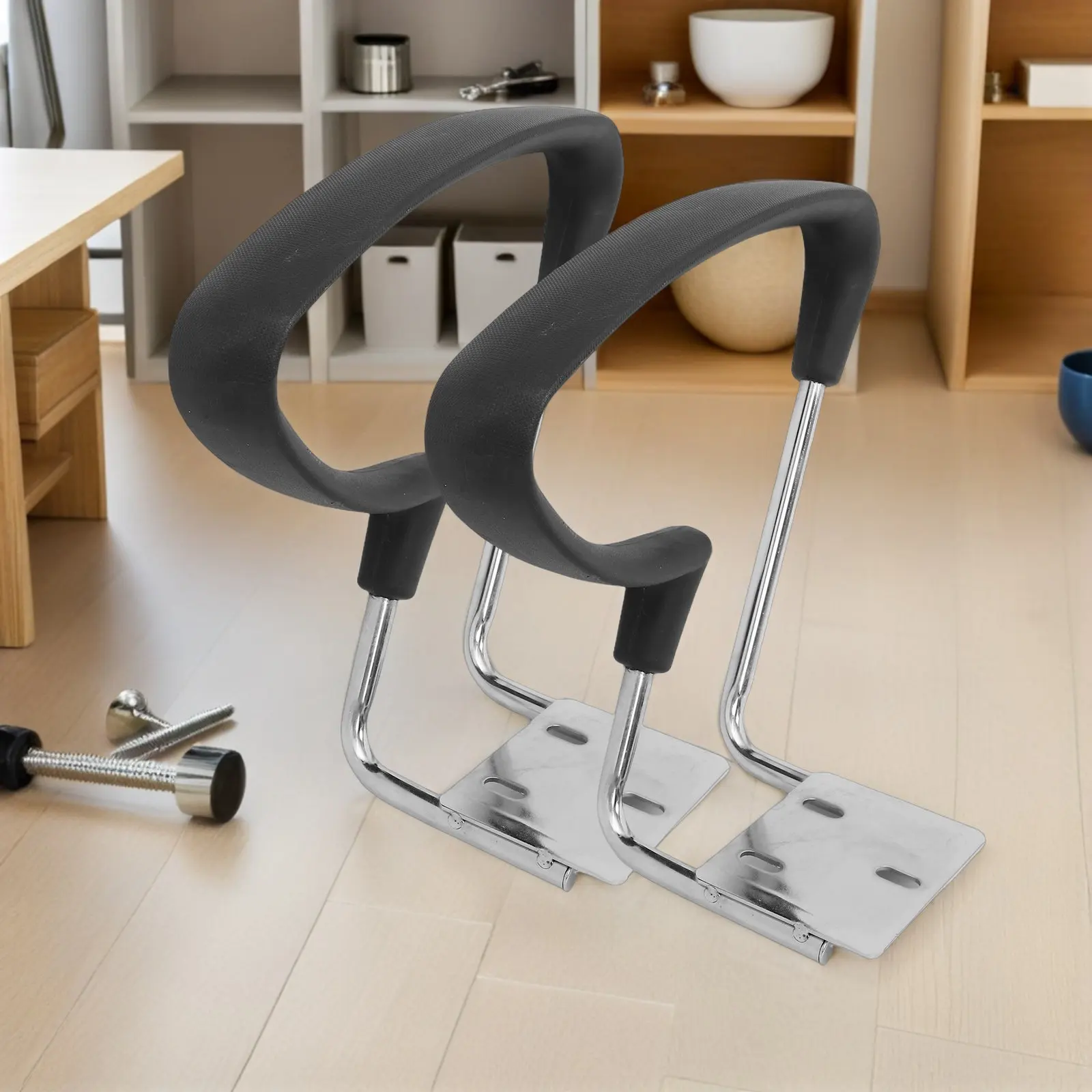 2pcs-office-chair-armrest-replacement-black-plastic-armrest-rings-for-desk-gaming-chairs-adjustable-ergonomic-support-swivel