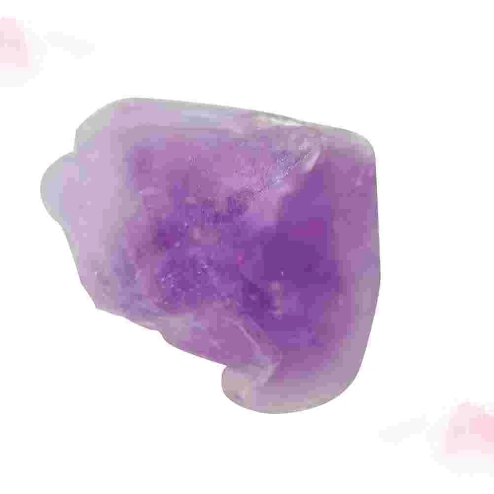 Reiki Crytsal Decor Crystal Stones for Aquariums Decorate Fish Decoration Violet