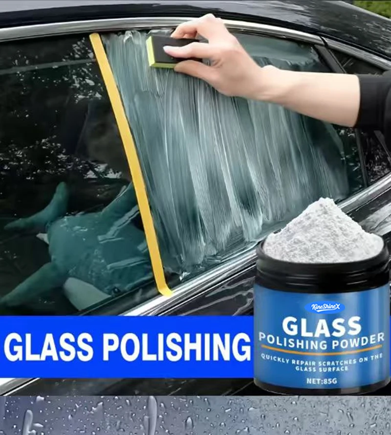 Glass Polishing Powder - Professional Car Windshield Scratch Remover, Camper Mirror Clarity Restorer 2026 NEW