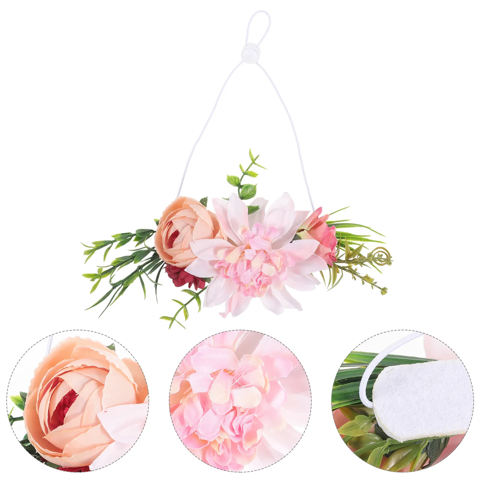 

Artificial Flower Wreath Pet Headwear Dog Cat Adjustable Collar Floral Crown Headdress Accessories Dress Up Occasions Pet