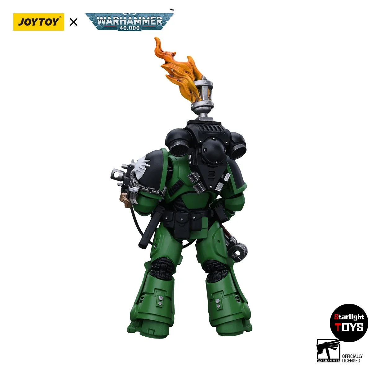 

【Доставка в течение 24 часов】Фигурка JOYTOY 40K Salamanders Intercessors Sergeant Tsek'gan 1/18