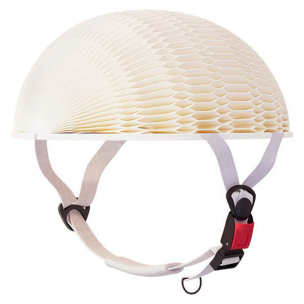 Unique Breathable Foldable Paper Helmet Lightweight Hollowed-out Bicycle Helmet Sturdy Comfort Cycling Helmet Universal view 3