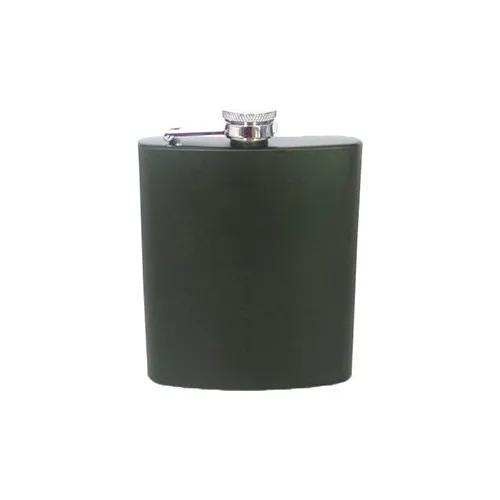 Wovman Stainless Steel Matte Black Flask