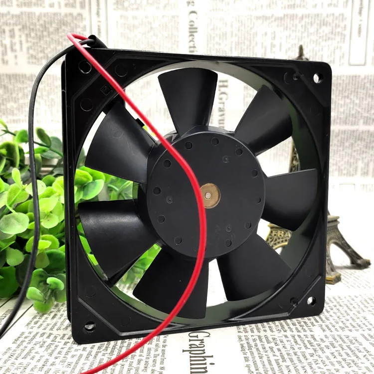 QFDJ QD1212HB-AA73GL DC12V 0.45A 2WIRES 12025 DC FAN