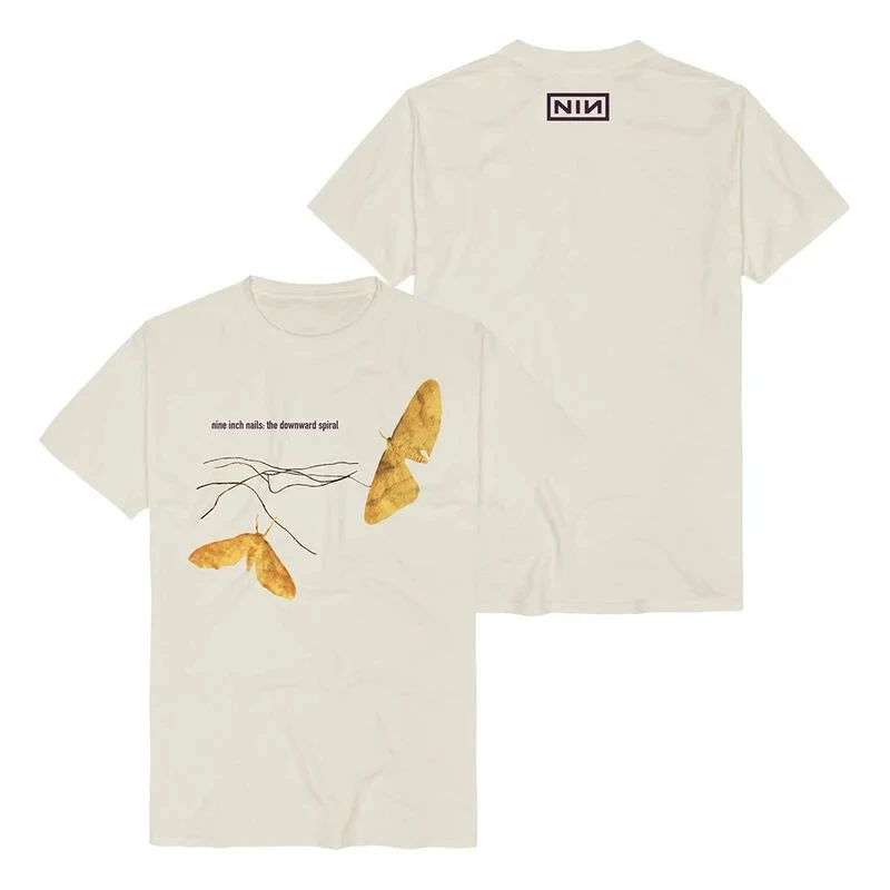 Fit Nine Inch Nails Graphic Cotton Band T-shirt Unisex Summer Short Sleeve Fashion Brand Tee Luxury Casual Vintage Tees