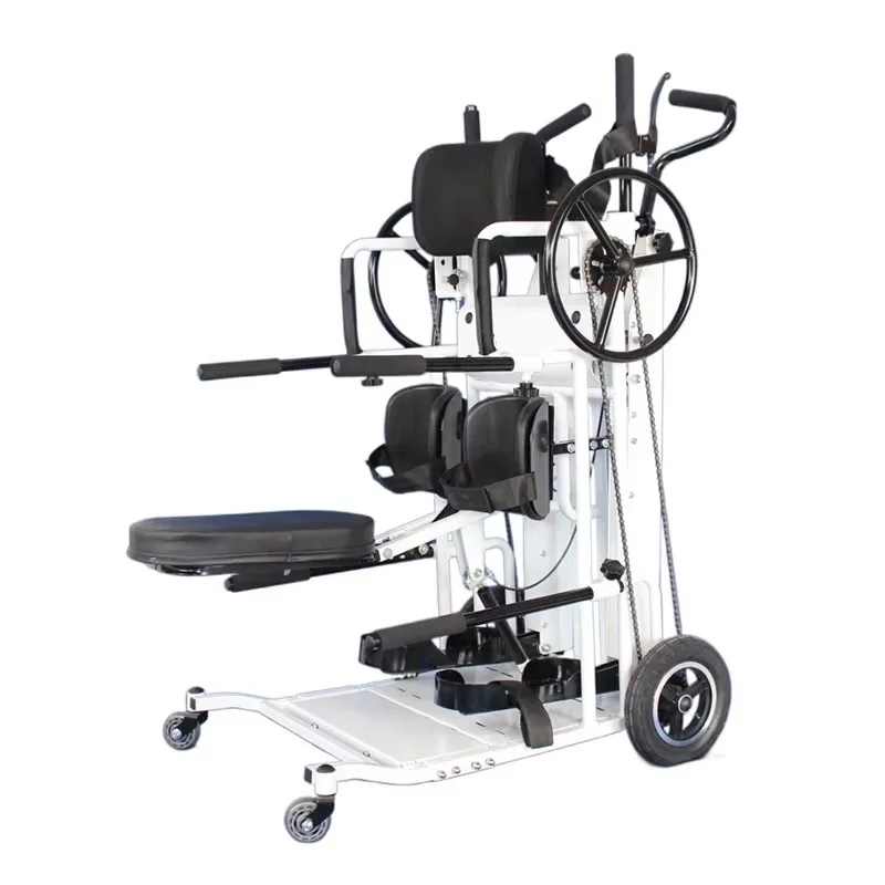Safety Manual Standing Wheelchair Rehabilitation Training Equipment Adult Walker