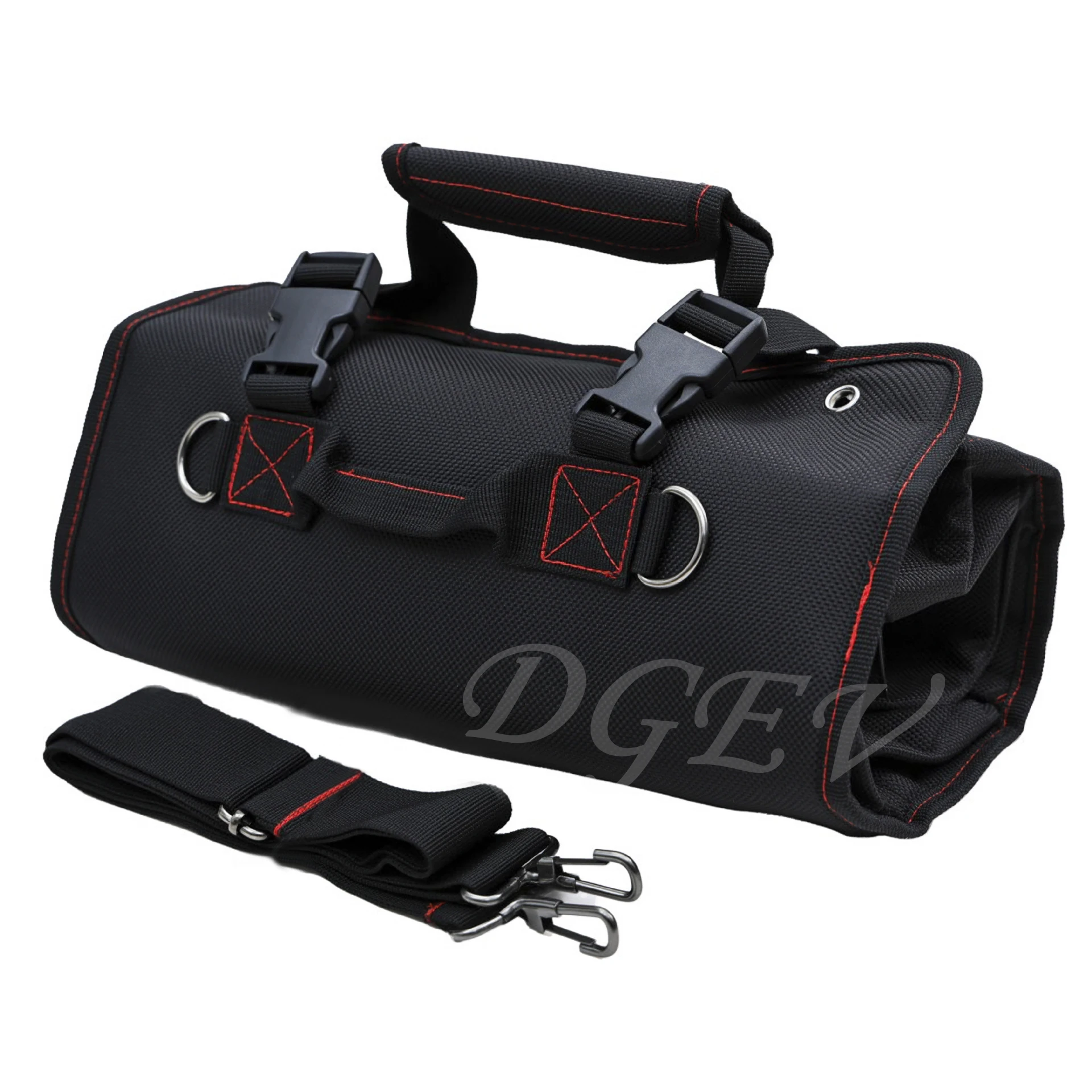 DGEV Multi-functional tool kit, high quality hardware tool kit, portable storage folding bag, suitable for electricians, mechani