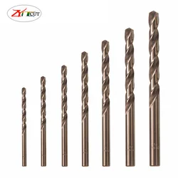 M35 HSS-CO Cobalt Drill Bits 0.5mm-13.0mm HSS Twist Drill Bit For Stainless Steel (1/1.5/2/2.5/3/4/4.5/5/5.5/6/6.5/7/8/10/12mm)