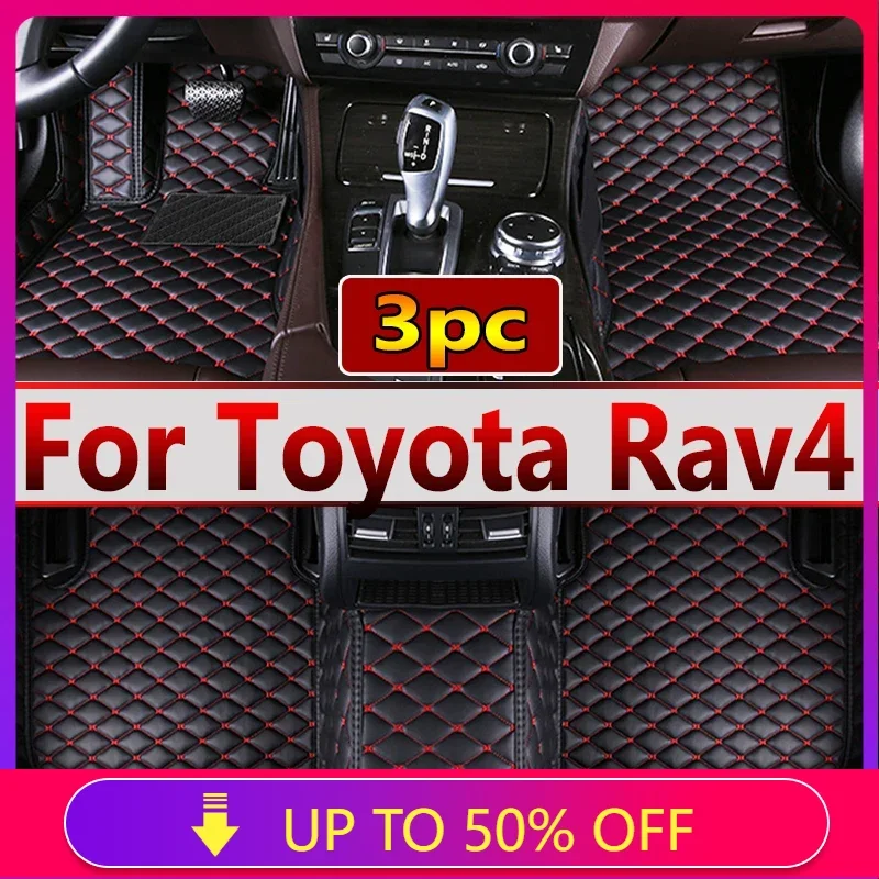 

Car Floor Mats For Toyota Rav4 2020 2019 (XA50 50) Auto Interior Accessories Waterproof Protector Covers Leather Carpets Rav 4