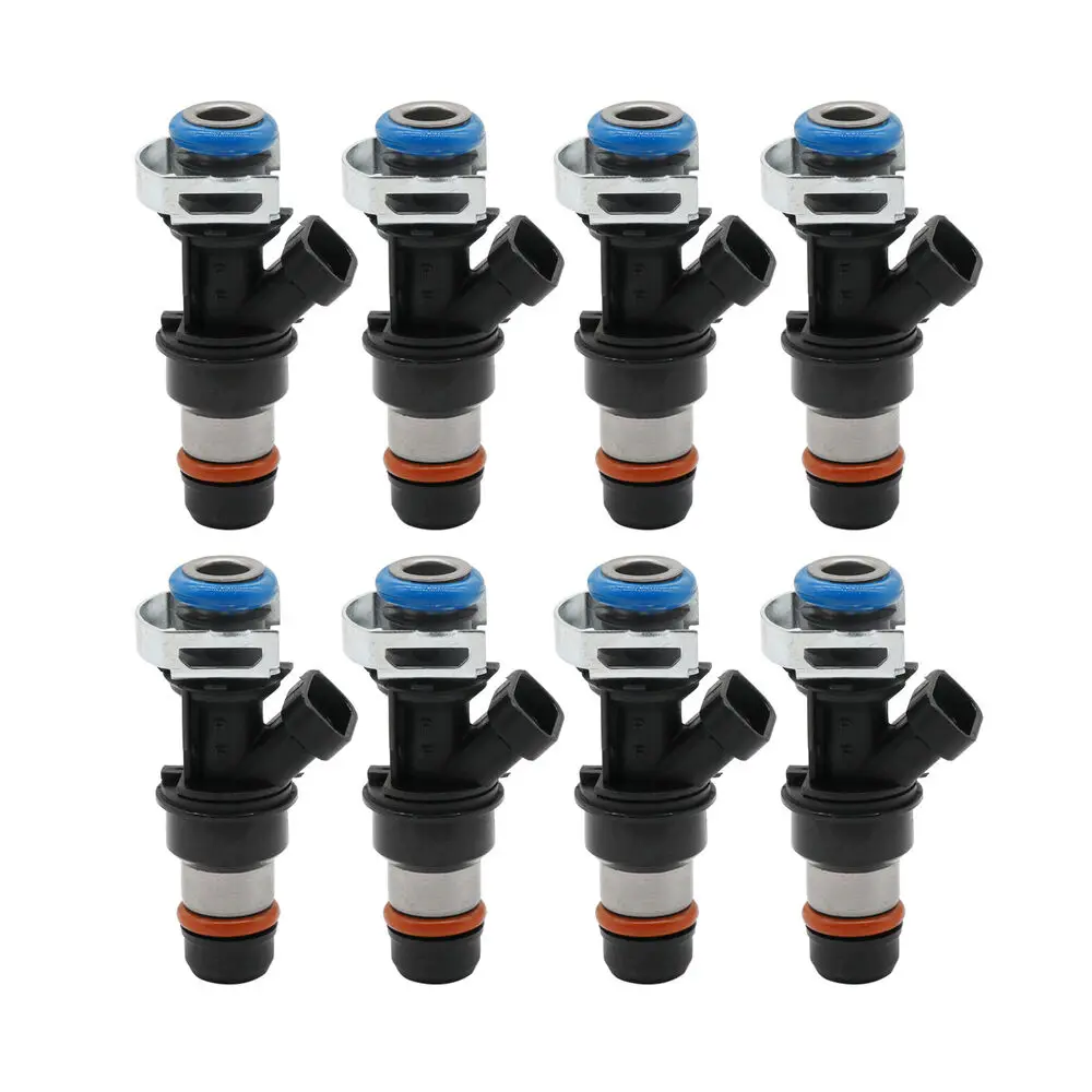 

8x Fuel Injectors 4 Hole For 01-07 GM Chevy GMC Cadillac 4.8L 5.3L 6.0L 17113553