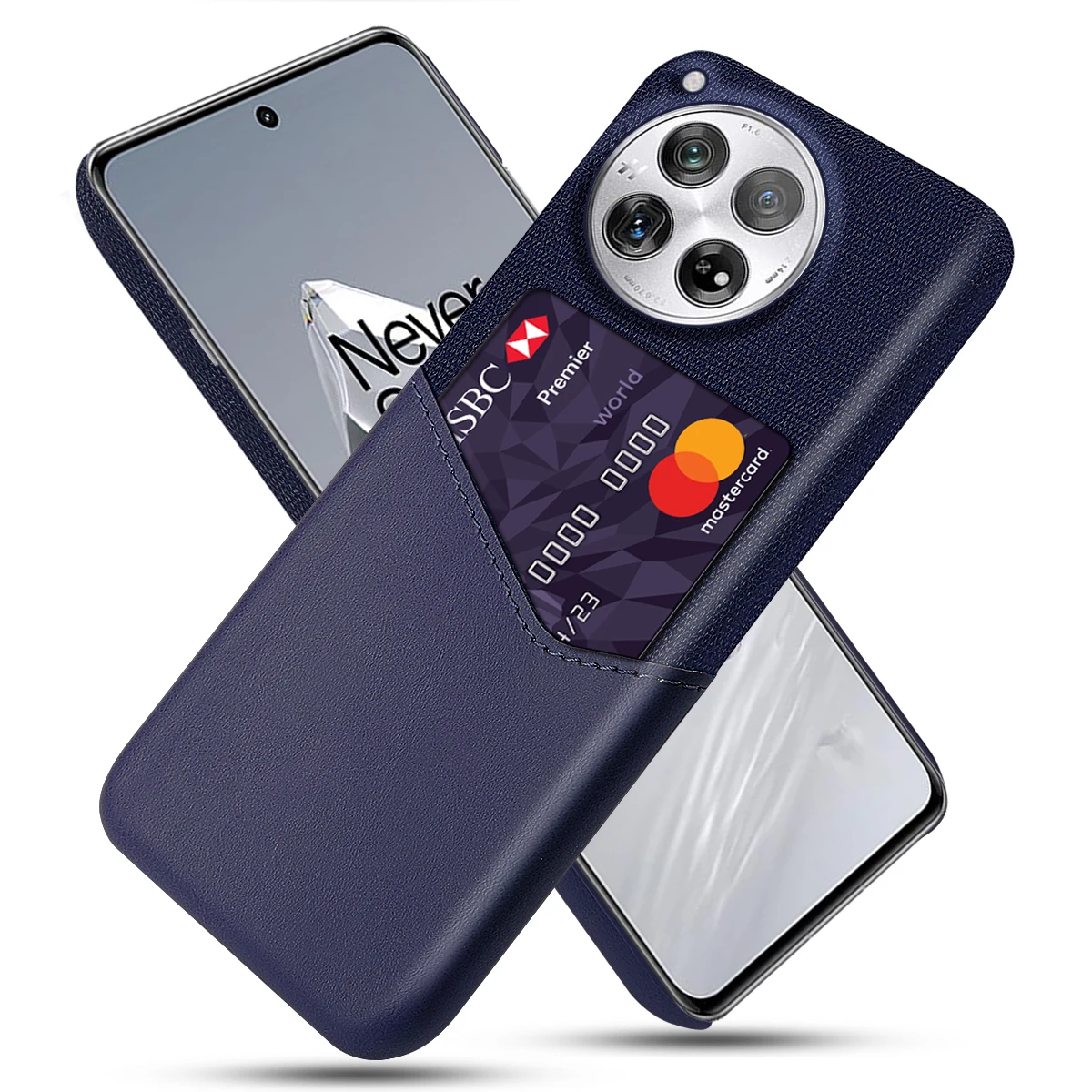 Business Case For OnePlus 12 Funda Febric Card Holder Cover For One Plus 12 1+12 5G 6.82\