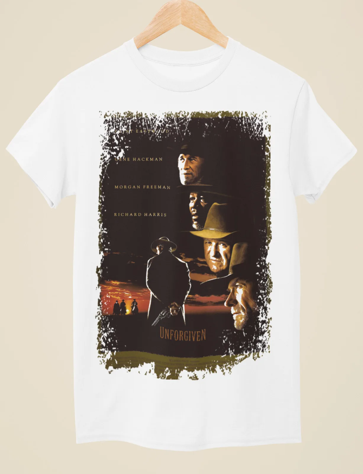 

Unforgiven - Movie Poster Inspired Unisex White T-Shirt