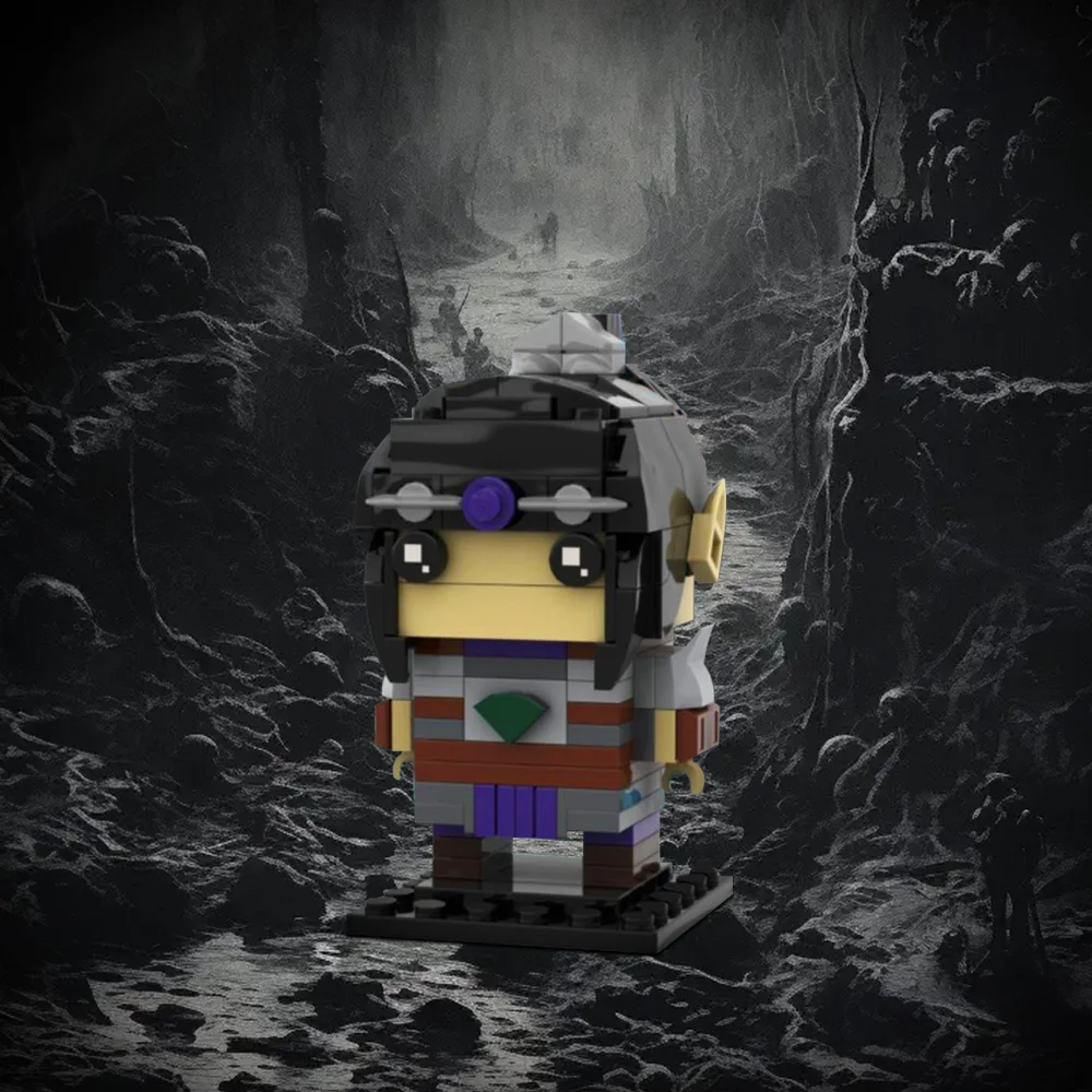 نموذج قوالب بناء MOC-Shadowhearts ، Brickheadzs ، شخصيات Baldur ، Astarion ، Karlachs ، ألعاب تجميع الطوب ، هدايا للأطفال