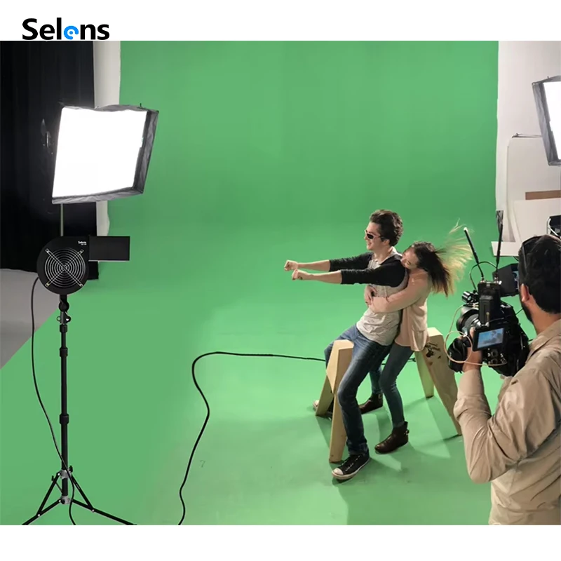 Selens CF-01 accesorios de fotografía de estudio fotográfico ventilador de pelo de viento ventilador de corriente para tomar fotos de retrato de moda