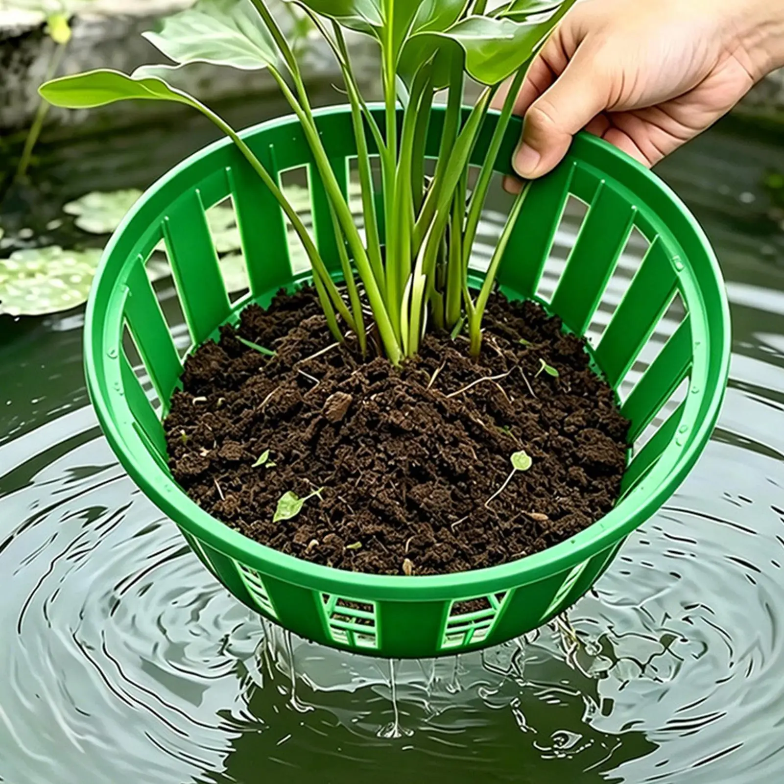 Reusable Hydroponic Pots Vegetable Planting Rooting Basket for Garden Balcony Greenhouse Indoor Outdoor Planting