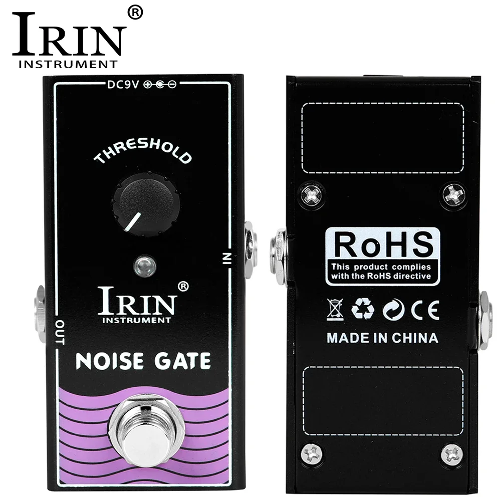 

IRIN RF-15 Noise Gate Guitar Effect Pedal Reduces Extra Noise from Guitar Amplifiers and Effect Pedals Guitar Parts Accessories