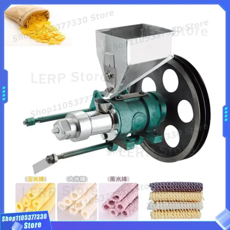 Mini Corn Puffing Machine Household Snack Maker Rice Extruder Puffed Food Processor Compact Kitchen Appliance for Crispy