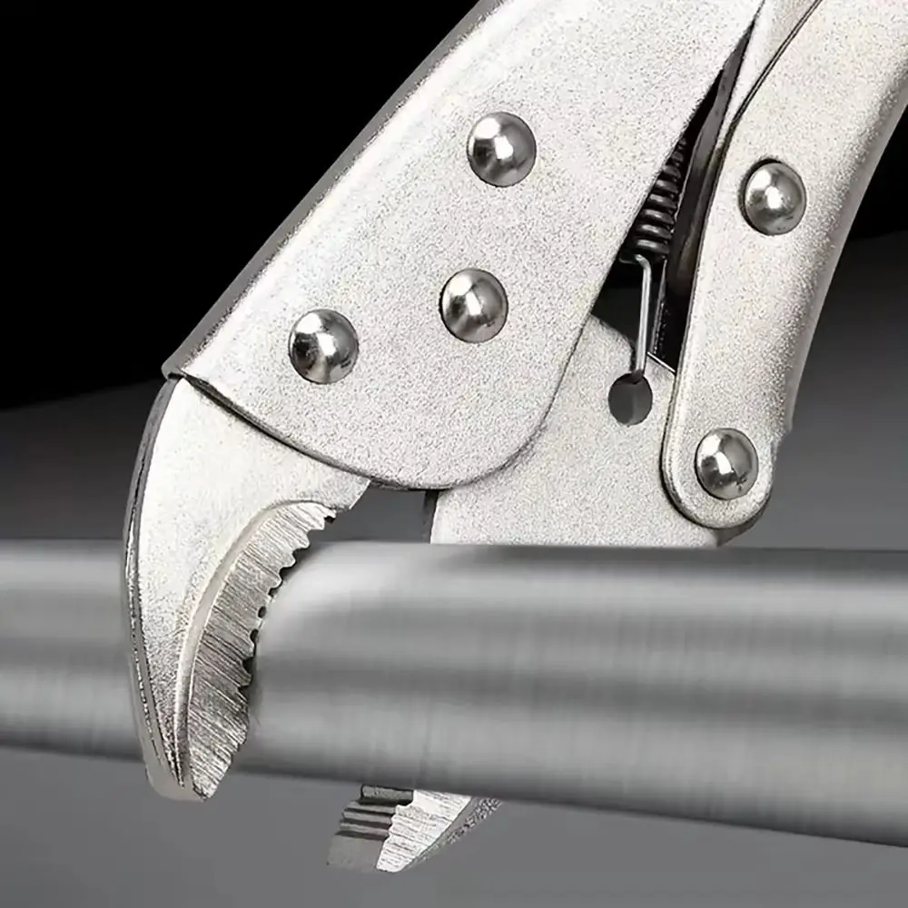 1Pcs 5/7/10 Inch Locking Pliers Labor-Saving Multi-Function Water Pipe Gripping Pliers C- type Adjustable Pressure Plier