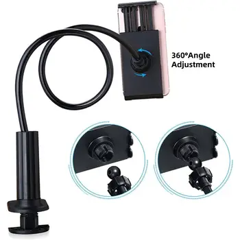 100公分平板電腦支架,適用於床邊、桌面及手機,靈活長臂夾式平板電腦支架,適用於iPad、三星、小米等4.7-11吋平板電腦 10 最佳銷售 床上平板電腦支架 - №1