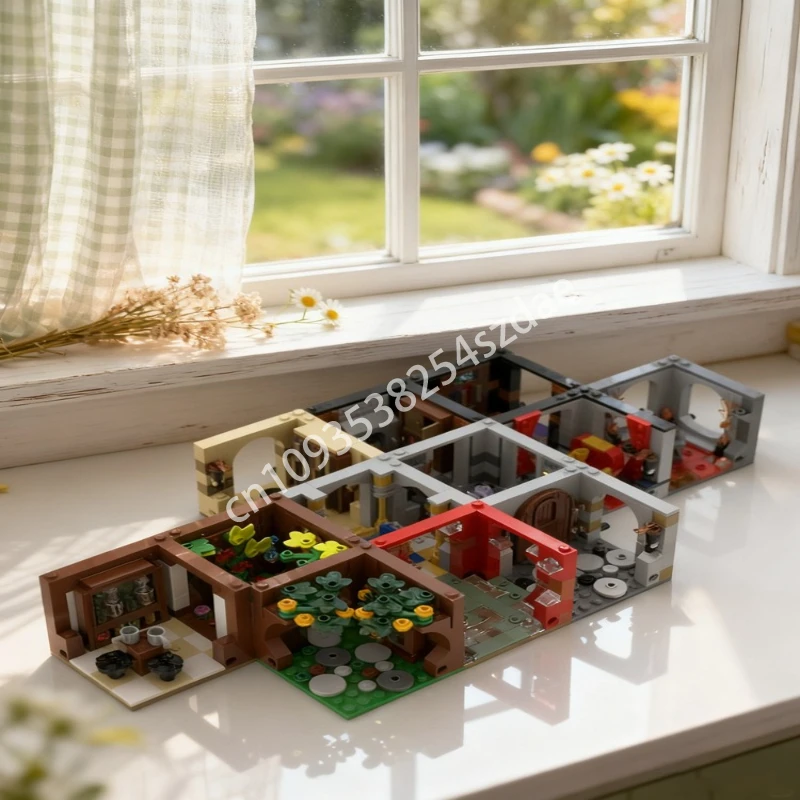 

989 шт. MOC Dungeons And Dragons Vignettes Коллекционная модель Строительные игрушечные блоки Сборка DIY Идея Кирпич Рождественские подарки на день рождения
