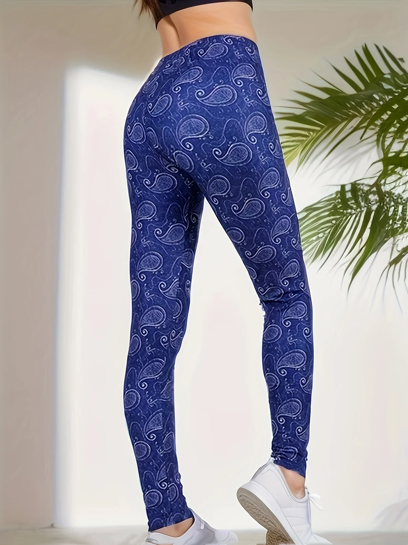 Leggings informales con grafiti, mallas estampadas para mujer, pantalones de Yoga para ejercicio físico de alta elasticidad, pantalones pitillo sexis cepillados de nueve puntos