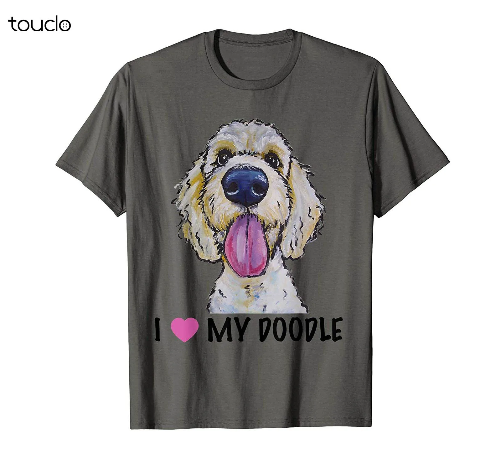 I Love My Doodle Shirt, Golden Doodle T-Shirt Funny Vintage Gift Men Women unisex