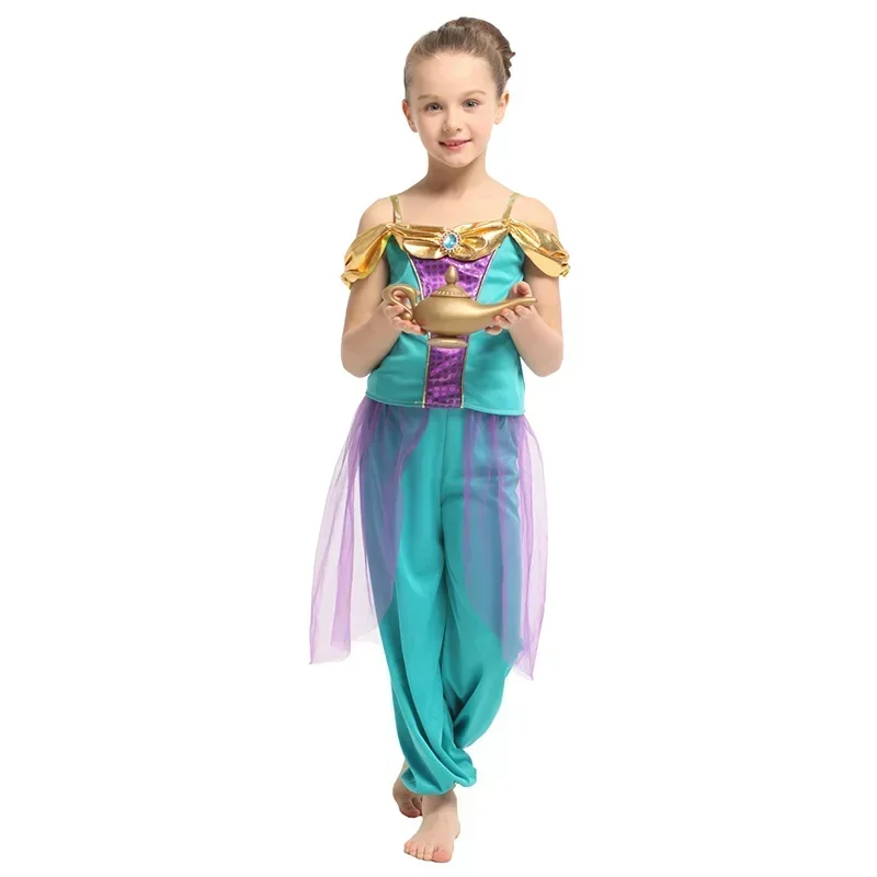 

2025 Halloween Girls Princess Cosplay Children Arabian Costume