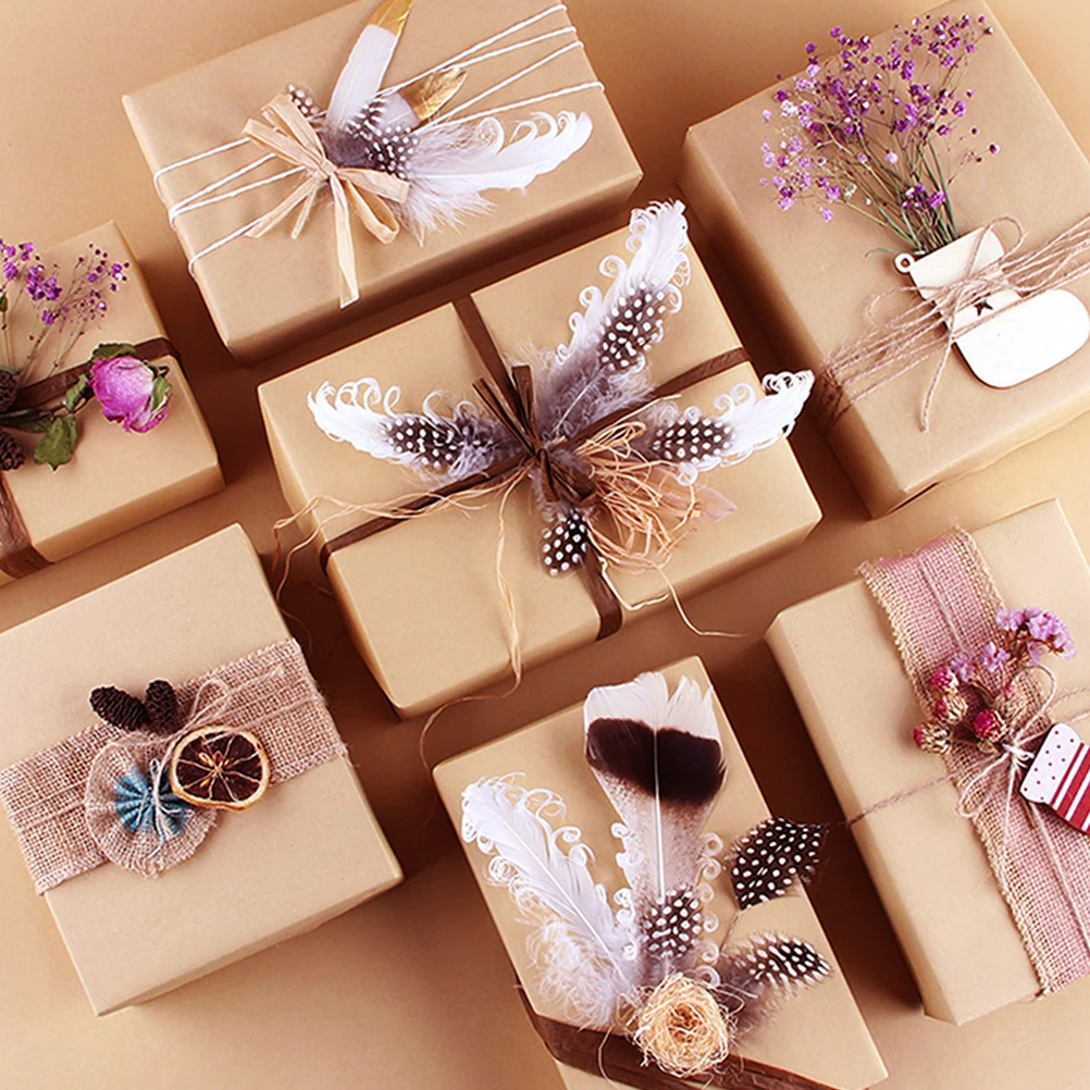 1 rotolo di carta kraft per confezioni regalo, materiale liscio e sicuro di alta qualità per la decorazione di confezioni di fiori artigianali fai-da-te