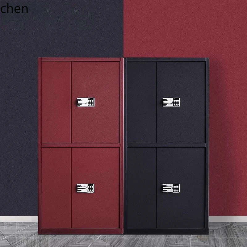 ZMLelectronic security cabinet steel thickened file data office fingerprint password lock file cabinet
