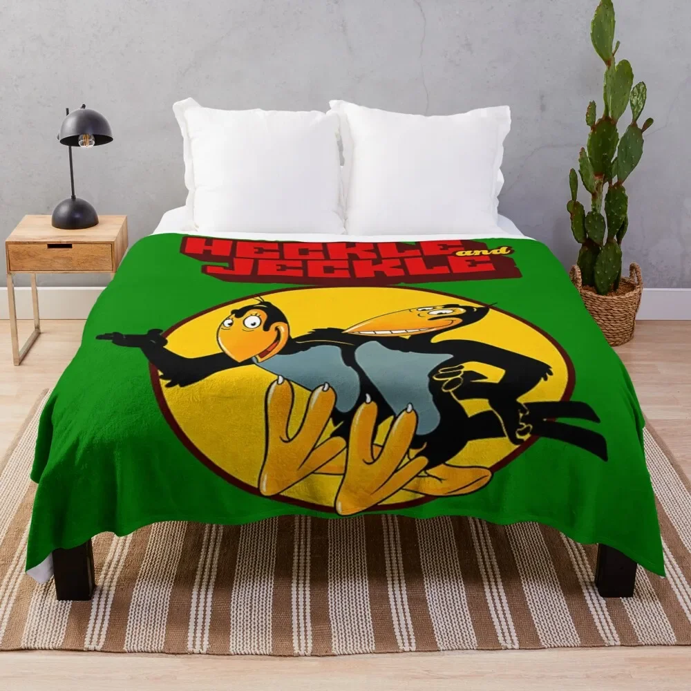 

Heckle and Jeckle Throw Blanket Plaid on the sofa Plaid Fluffys Large Fashion Sofas Blankets