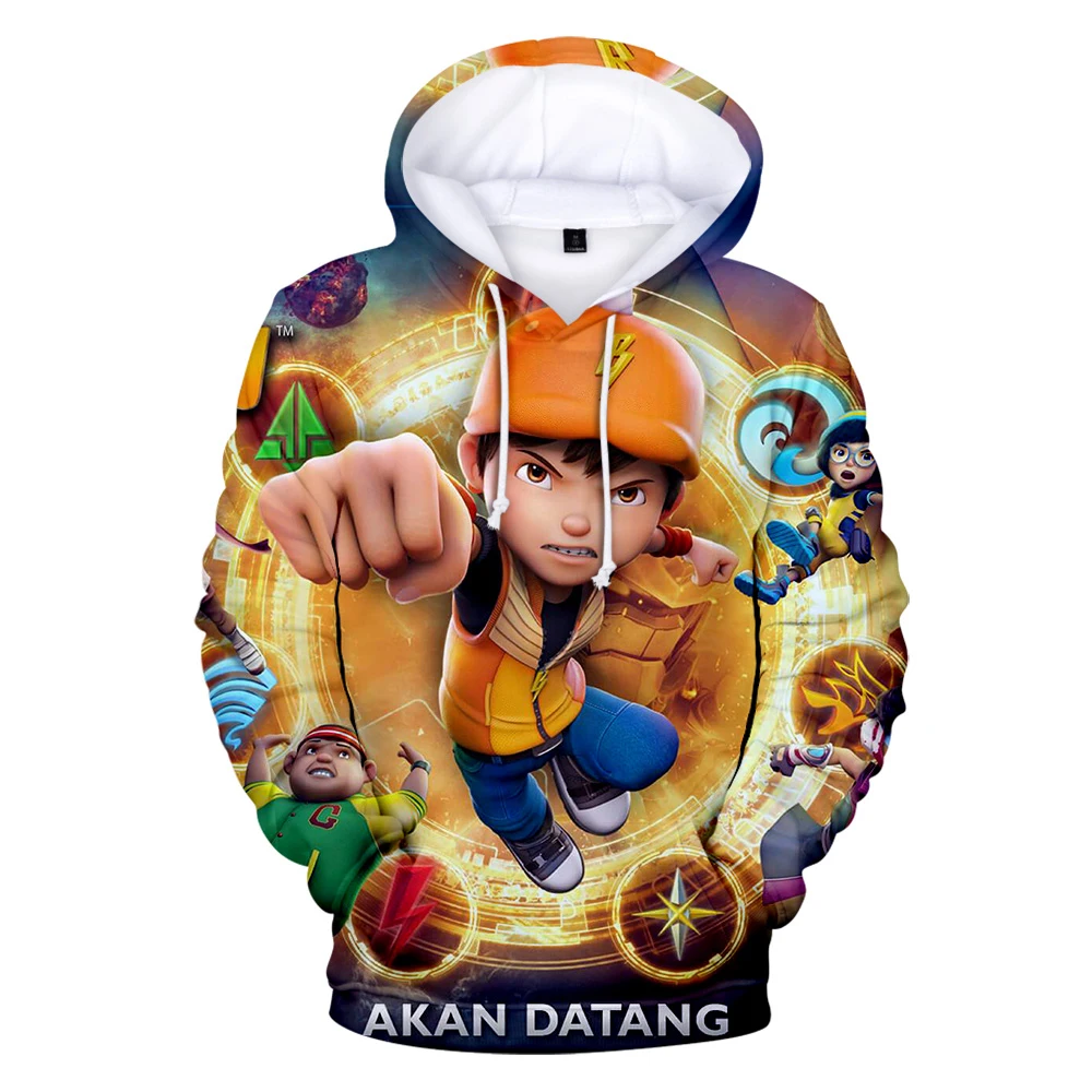 New Boys/girls Streetwear Boboibo Kids Clothes Children Hoodies BoBoiBoy Hoodie Sweatshirt Anime 3D Printed Hoodies Sweatshirt