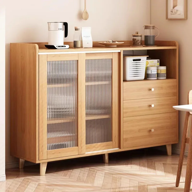 Armoire de Rangement Vintage à Porte Transparente pour Petit Appartement, Meuble de Maison, Salon, Andi, 2019