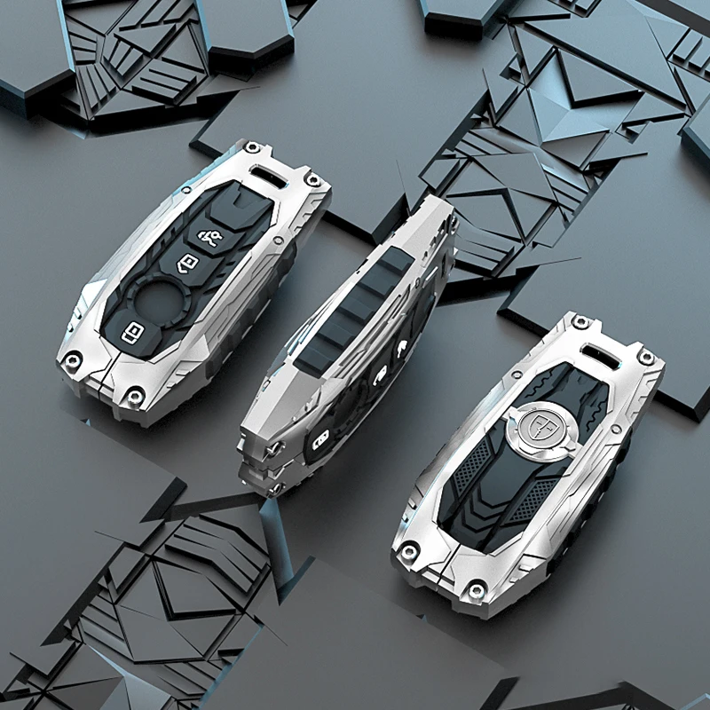 Galvanized Alloy Silicone splicing Car Key Cover Case For Mercedes Benz A B C R G E Class W204 W212 W176 GLC CLA GLA GLK E200