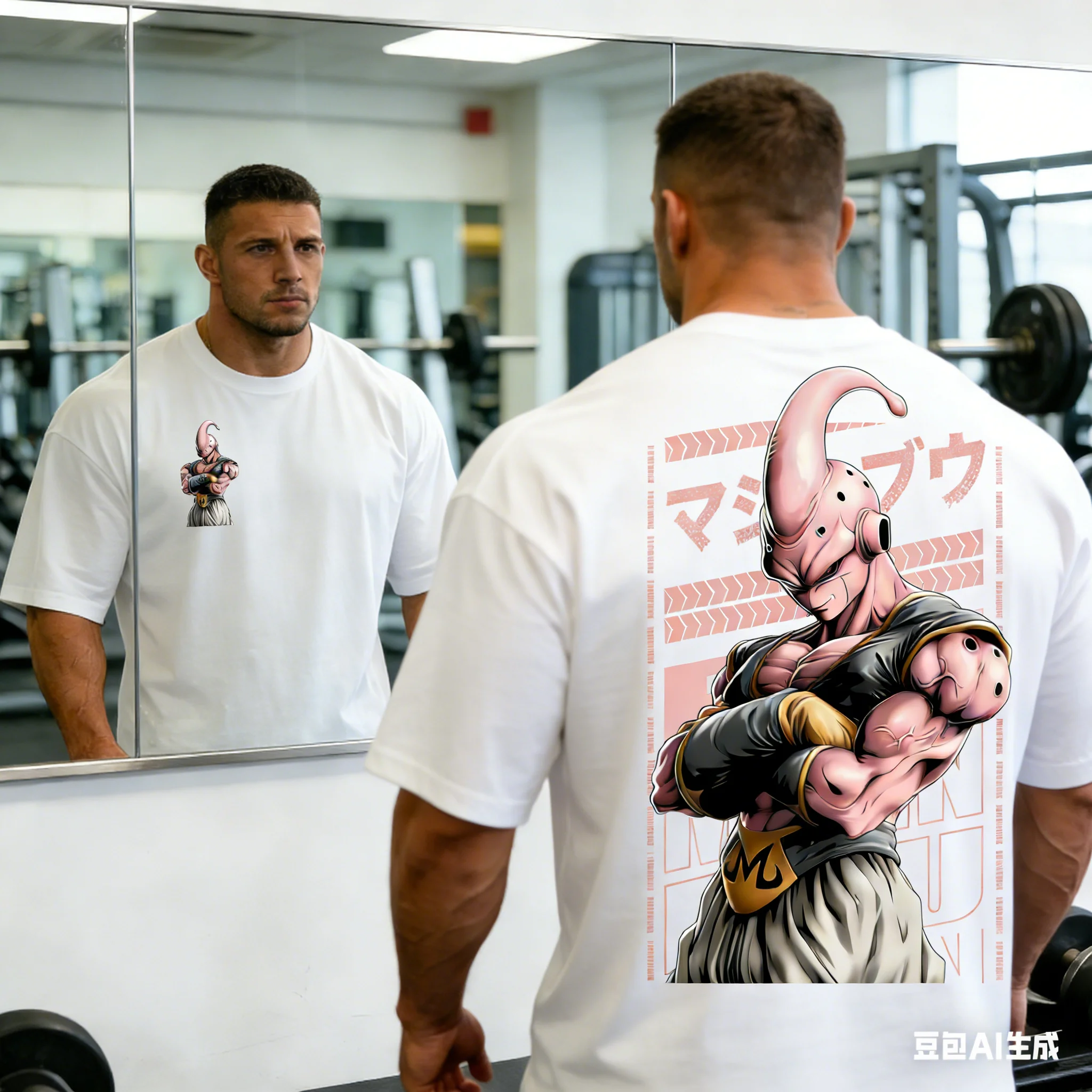 

Летняя футболка оверсайз из чистого хлопка с принтом Dragon Ball Demon Buo (Pure Form) в уличном стиле, для взрослых и детей, Y2K, коллекция 2026 года