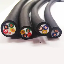 20m Bending drag chain cable 2 3 4 6 8 10-core pure copper high flexibility 26 24 22 20 18 17 15 13 AWG CNC cable robot arm wire