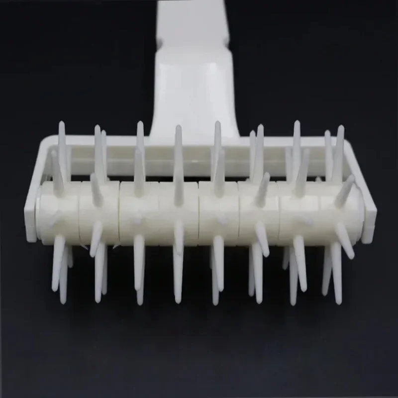 1pcs Pizza Rolling Pin Punch Pastry Roller Pin Biscuit Dough Pie Hole  Embossing Dough Roller Lattice Craft Baking Cooking Tool