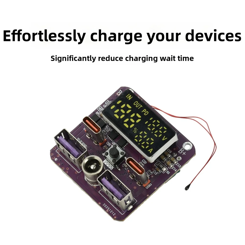 100W Bidirectional Fast Charging PowerModule 20V5A Output With DC Port Smart Device Recognition Charge Discharge PowerModule