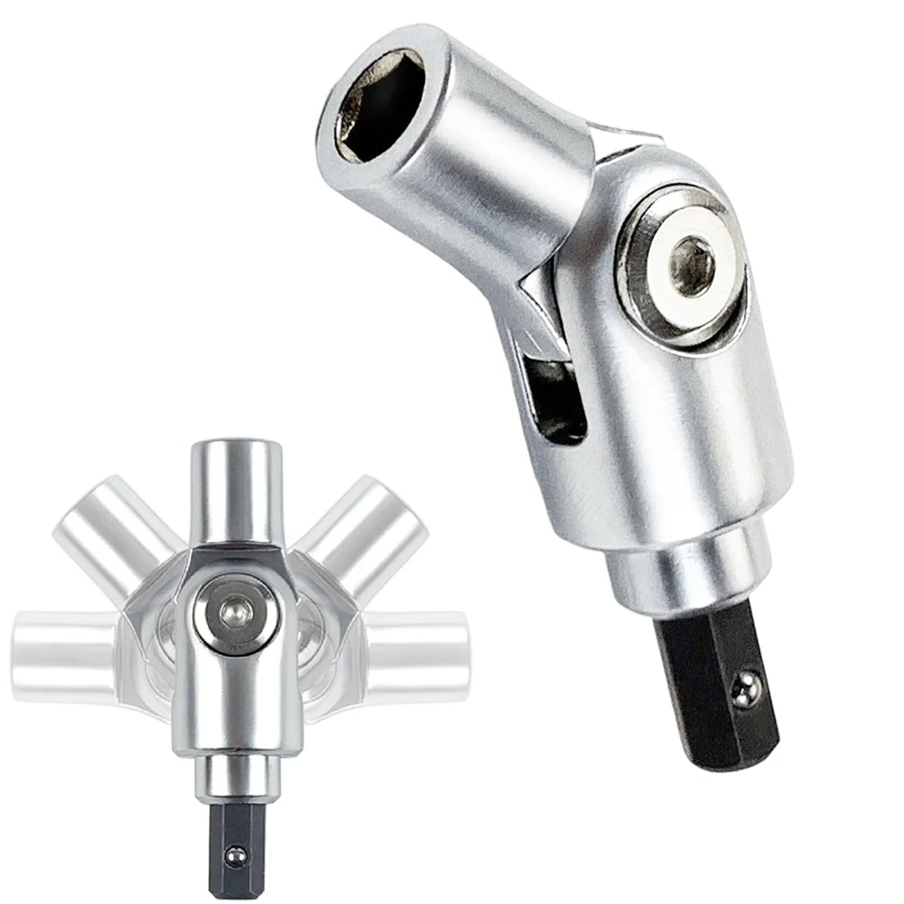 Imagem -02 - Broca Elétrica Extensão Rod Chave de Fenda Joint Turning Corner Device Dica 180 Graus de Rotação