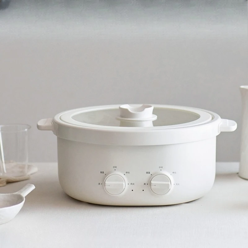 

Electric hot pot household split multi-functional cooking 6L large capacity separable material