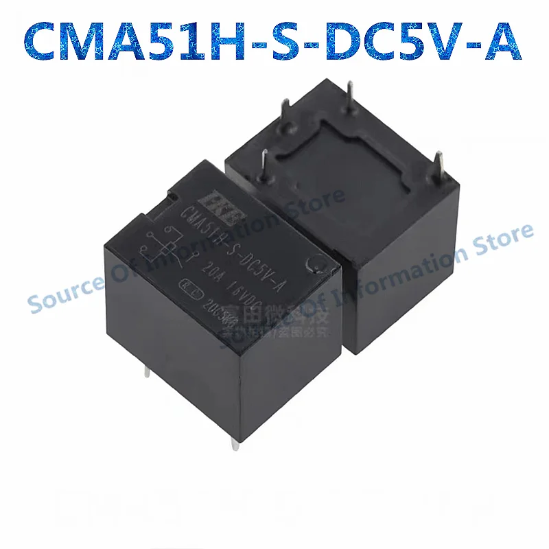 50Pcs 100% New Relay CMA51H S DC5V C CMA51H-S-DC12V-C CMA51H-S-DC24V-C CMA51H S DC5V 12V 24V-A T74 T78 20A 4Pin/5Pin