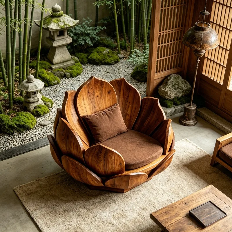 Indoor Luxury Living Room Chairs Designer Art High Quality Lounge Chair Comfy Oversized Wooden Fauteuil De Salon Furniture Home