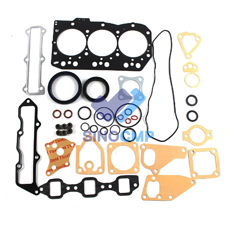 Engine Overhaul Gasket Kit For Yanmar Kobelco SK35SR SK30SR-2 VIO35-2 SK30SR-3 B27-B B37-2A John Deere 3120 3125 3TNE82A