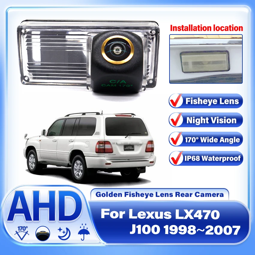 Car Rear View Camera For Lexus LX470 J100 1998~2007 AHD CCD Full HD Night Vision Waterproof Reversing Parking Camera Wide Angle