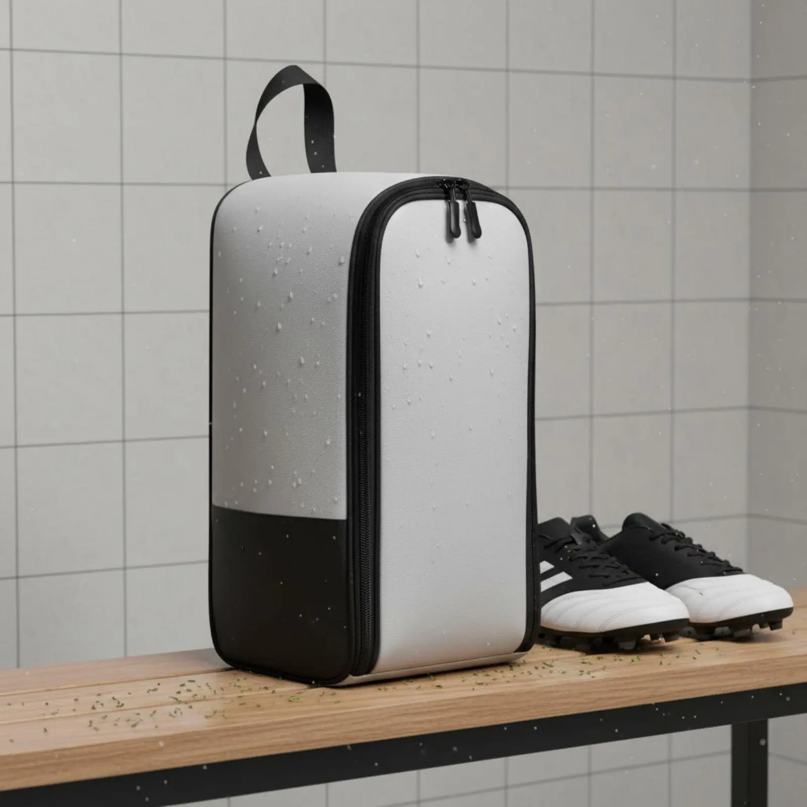 Football Shoe Bag Large Capacity Sports Shoe Storage Bag Sneaker Case Easy to Clean Reusable for Outdoor view 3