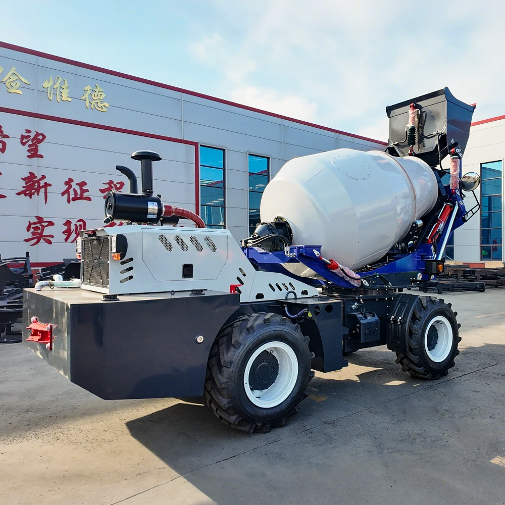 2.6CBM Heavy Duty  Self Loadin - Heavy Equipment Mixer ulasan dan harga